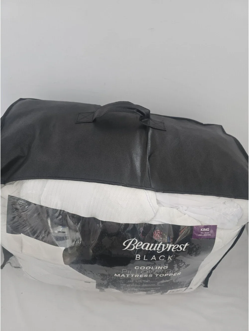 Beautyrest Black Cooling Pillow Top Mattress Topper- King size